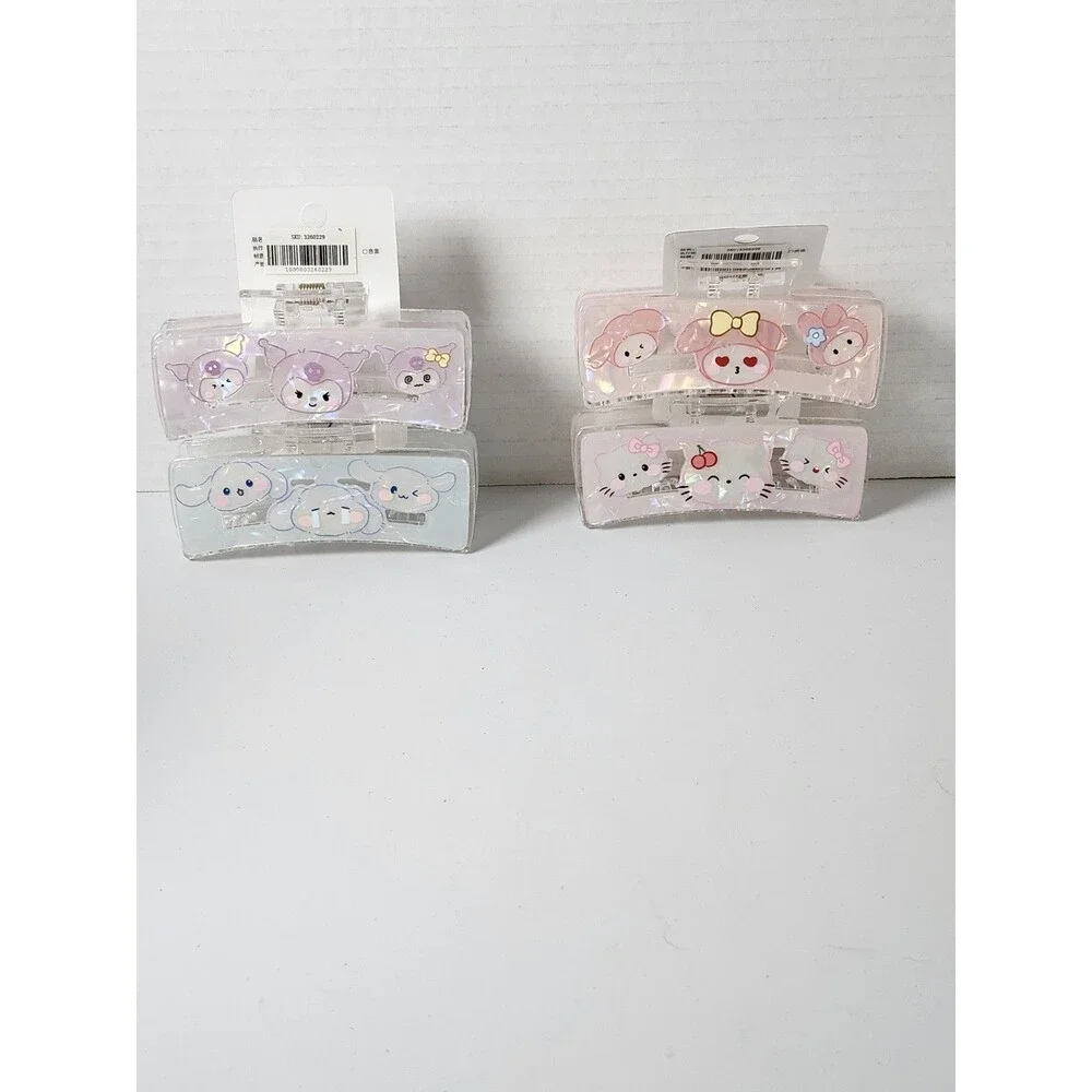 Lot Of 4 Claw Hair Clips